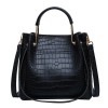 Embossed Leather Handbag