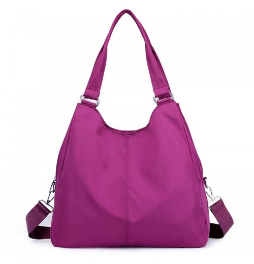 Nylon Zip Top Tote Bag