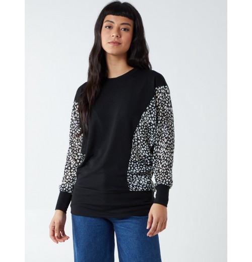 Appaloosa Spot Batwing Oversized Top