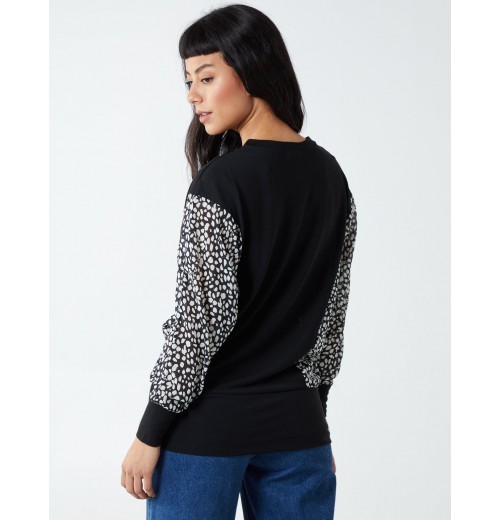 Appaloosa Spot Batwing Oversized Top