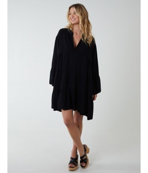 Long Sleeve Over Sized Tunic Dress